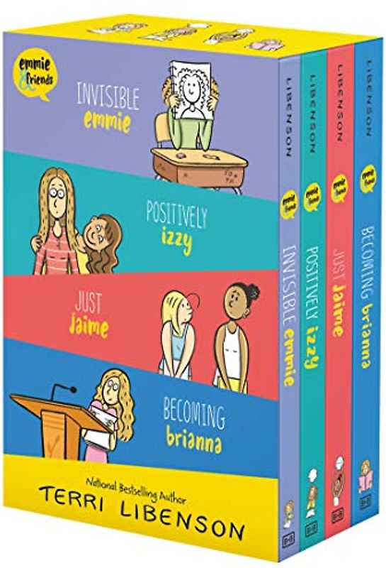 Emmie & Friends 4-Book Box Set: Invisible Emmie, Positively Izzy, Just Jaime, Becoming Brianna