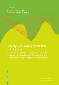 Pädagogische Erziehungsökonomie – ein Plädoyer