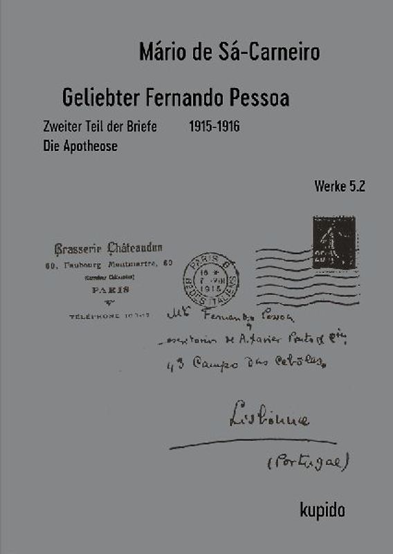 Geliebter Fernando Pessoa Zweiter Teil der Briefe 1915-1916