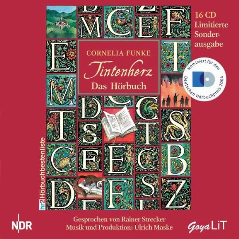 Cornelia Funke - Tintenherz, Das Hörbuch [Limitierte Sonderausgabe, 16 CDs]