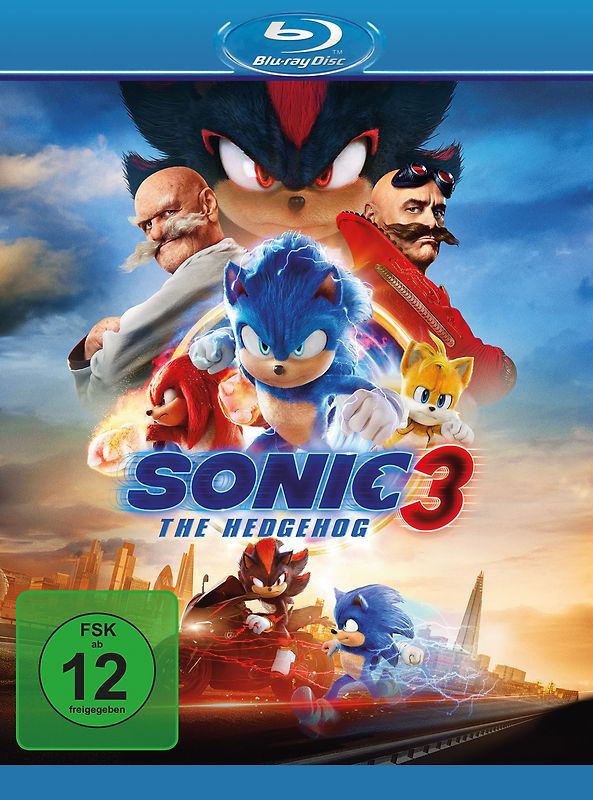 Sonic The Hedgehog 3 BD Blu-ray Disc