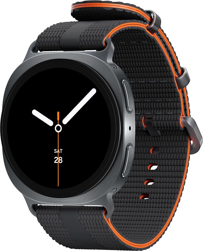 Samsung Galaxy Watch8 44 mm Boîtier aluminium graphite sur Sport Chic M/L graphite [Wi-Fi + 4G]