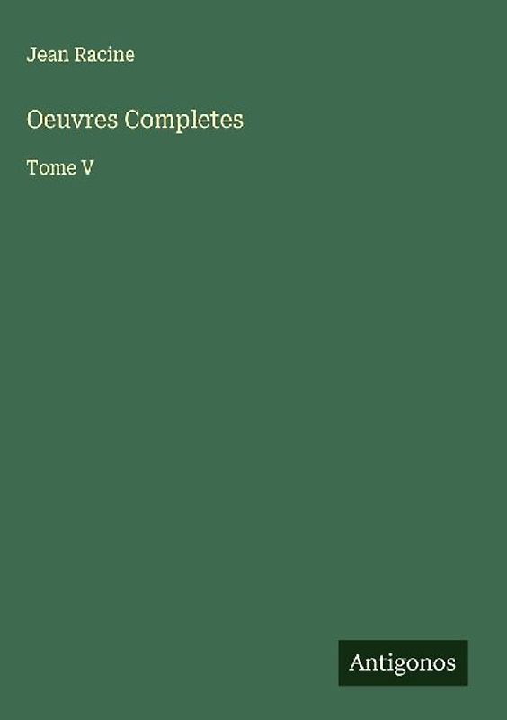 Oeuvres Completes