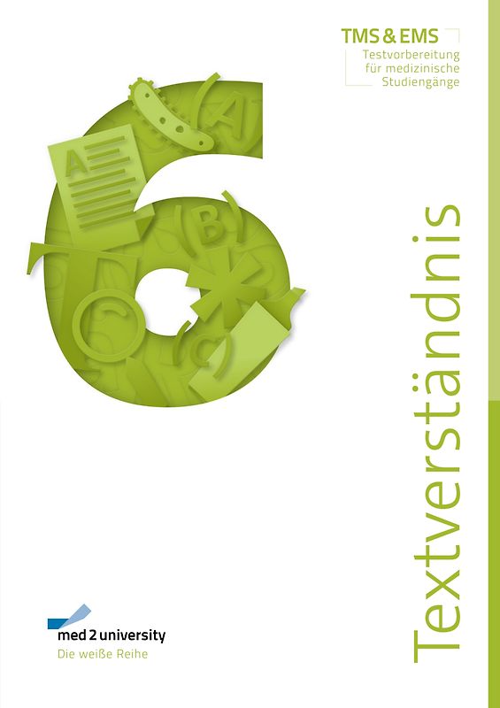 med2university | TMS Vorbereitung 2026 | Textverständnis | Übungsbuch zur Vorbereitung auf den Medizinertest |