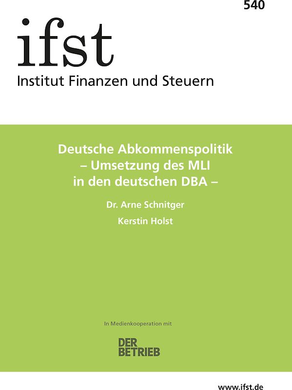 ifst-Schrift 540