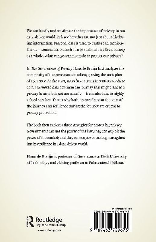 The Governance of Privacy