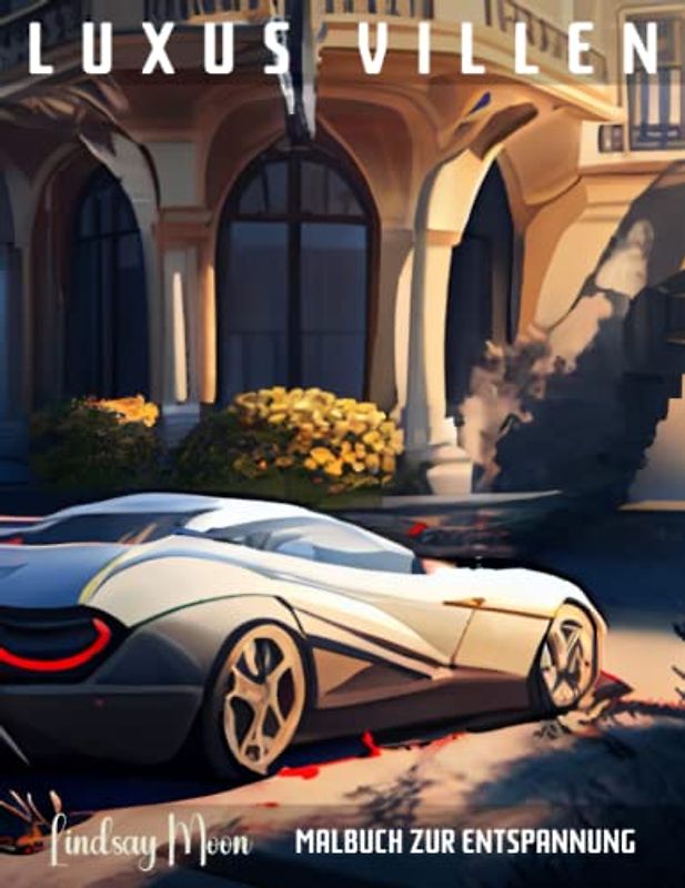 Luxus Villen Malbuch zur Entspannung: Entdecke den Luxus auf Rädern und in Villen: Ein Malbuch für alle, die das Besondere lieben