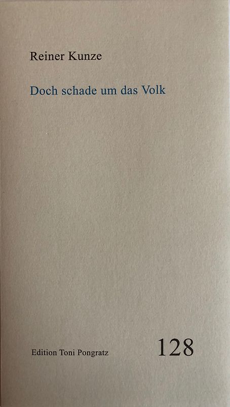 Doch schade um das Volk