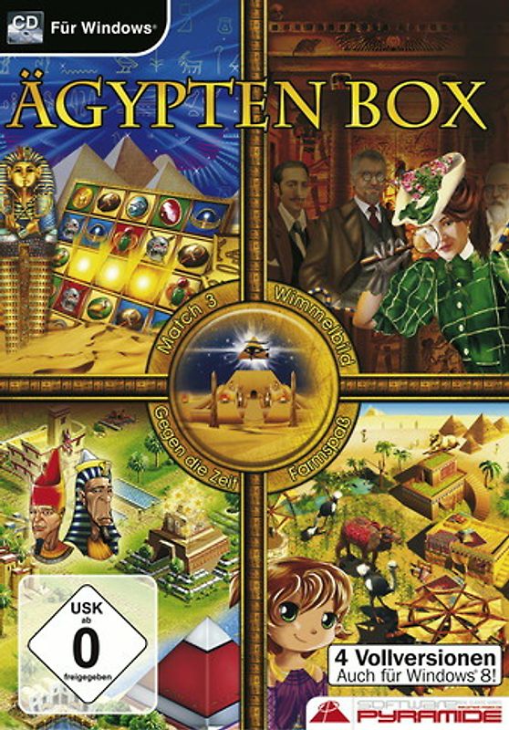 Ägypten Box - 4 Vollversionen [Software Pyramide] PC Spiele