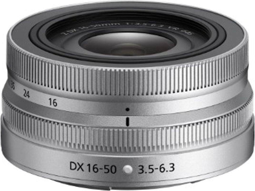 Nikon NIKKOR Z 16-50 mm F3.5-6.3 DX VR 46 mm Objectif (adapté à Nikon Z) argent