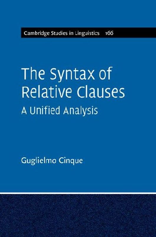 The Syntax of Relative Clauses