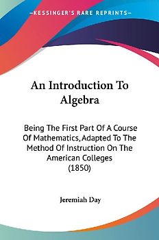 An Introduction To Algebra