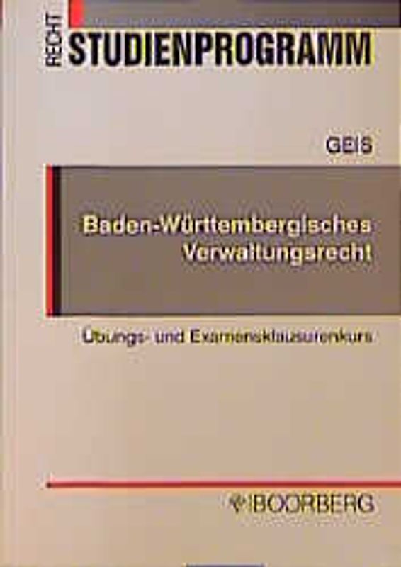 Baden-Württembergisches Verwaltungsrecht