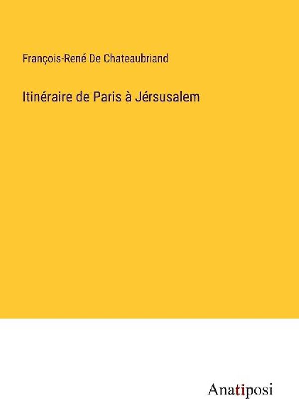 Itinéraire de Paris à Jérsusalem