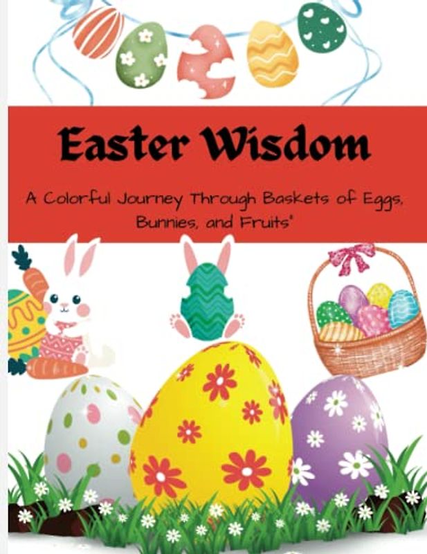 Easter Wisdom: A Colorful Journey Through Baskets of Eggs, Bunnies, and Fruits