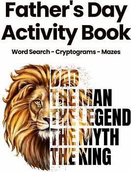 Father's Day Activity Book, Father's Day Gift, Sudoku, Word Search, Cryptograms, Fathers Day Gifts From Kids, Fathers Day Books, Fathers Day Gifts ... Day Activity Book by Glitter Bay Books