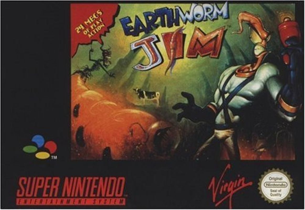 Earthworm Jim Super Nintendo