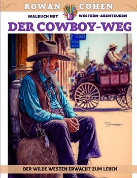 Der Cowboy-Weg – Malbuch mit Western-Abenteuern – Der Wilde Westen erwacht zum Leben