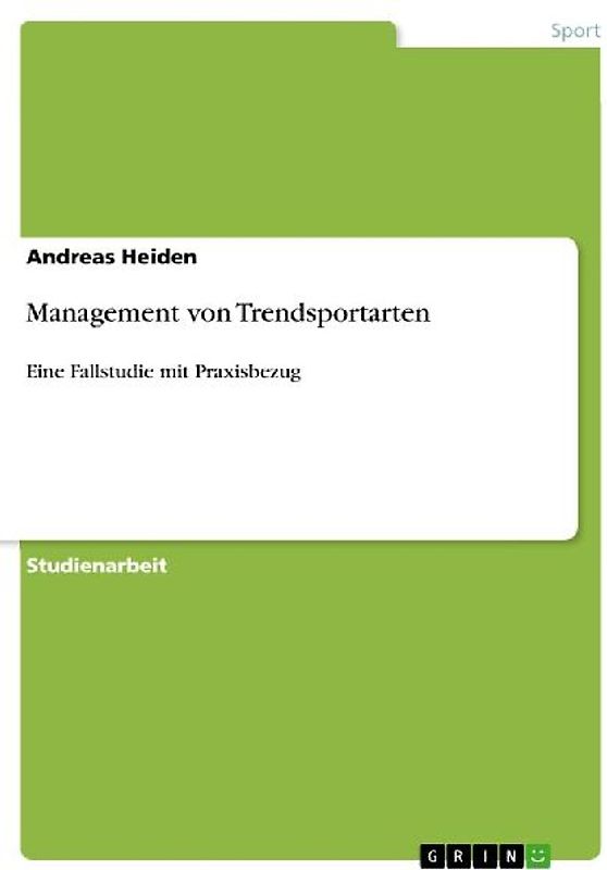 Management von Trendsportarten