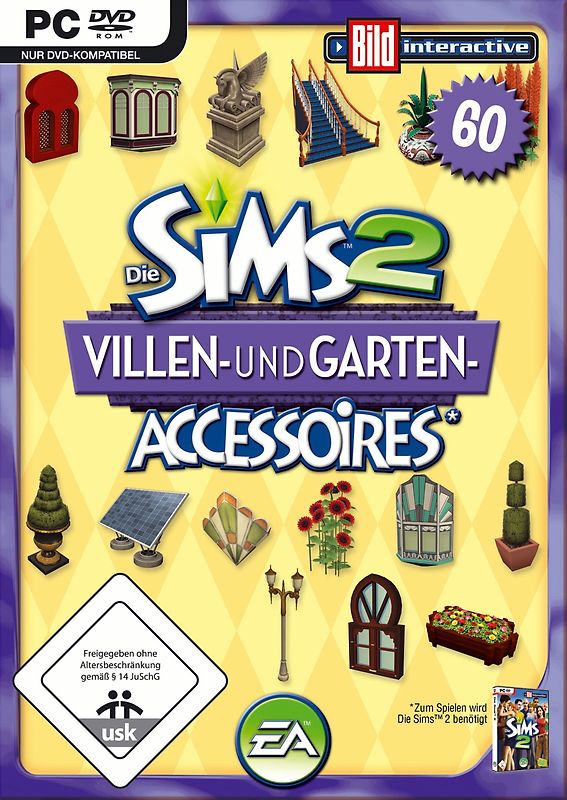 Die Sims 2 Villen- und Garten Accessoires PC Spiele