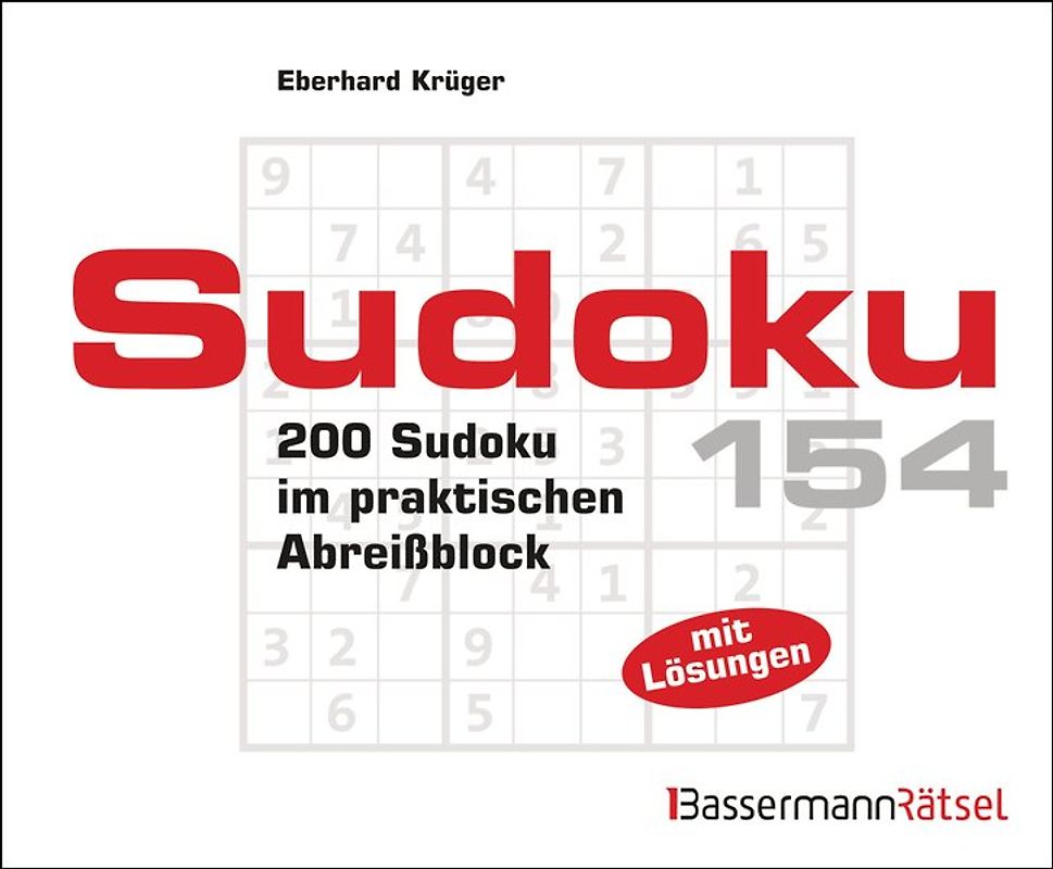 Sudoku Block 154 (5 Exemplare à 2,99 €)