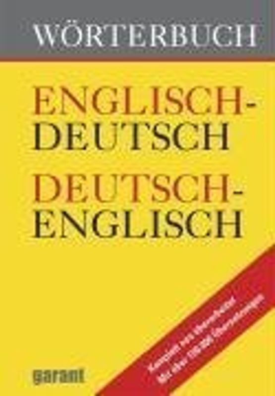Wörterbuch Eng-Deu/Deu-Eng