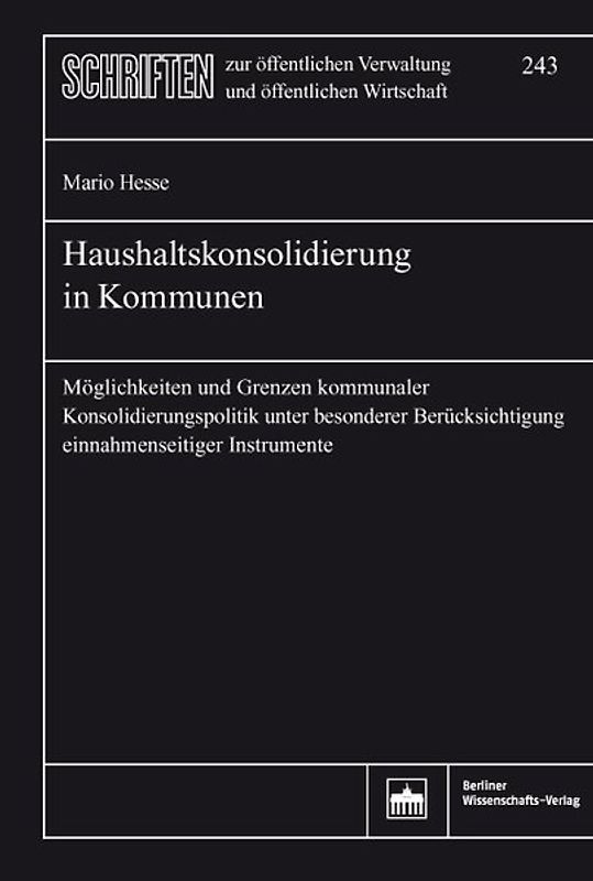 Haushaltskonsolidierung in Kommunen