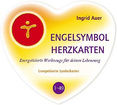 Engelsymbol-Herzkarten