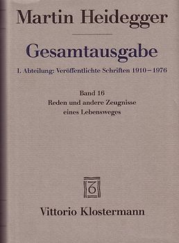 Reden und andere Zeugnisse eines Lebensweges 1910-1976