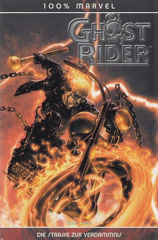 100% Marvel 26: Ghost Rider - Die Strasse der Verdammnis - Ennis Garh [Broschiert]