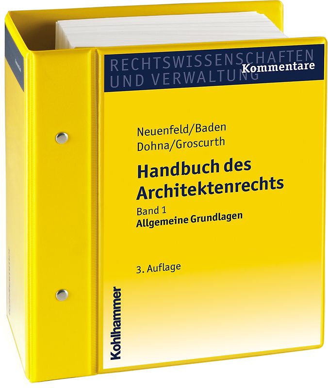 Handbuch des Architektenrechts