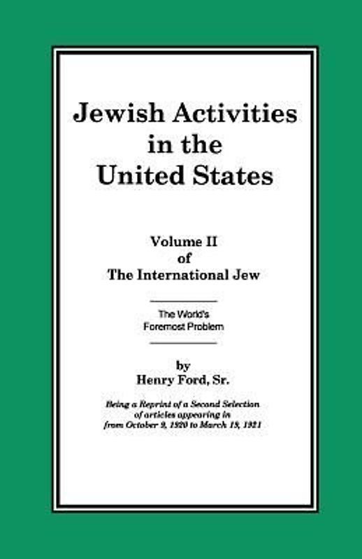 The International Jew Volume II