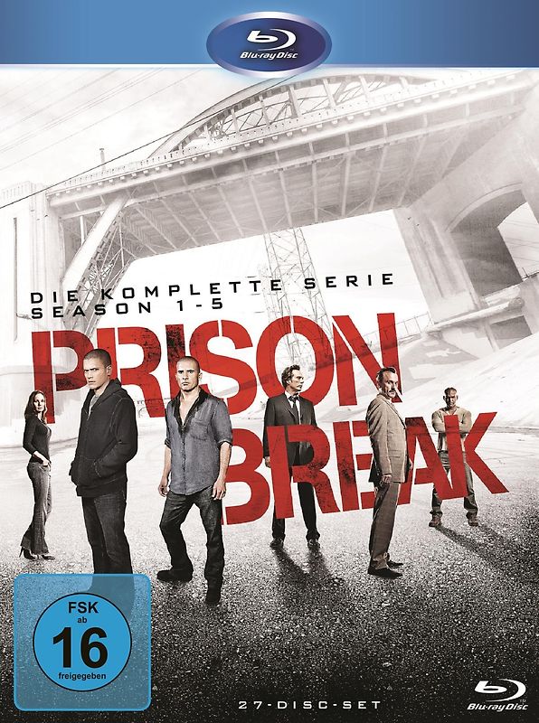 Prison Break - Staffel 1-5 inkl. Film BD (Komplett Blu-ray Disc