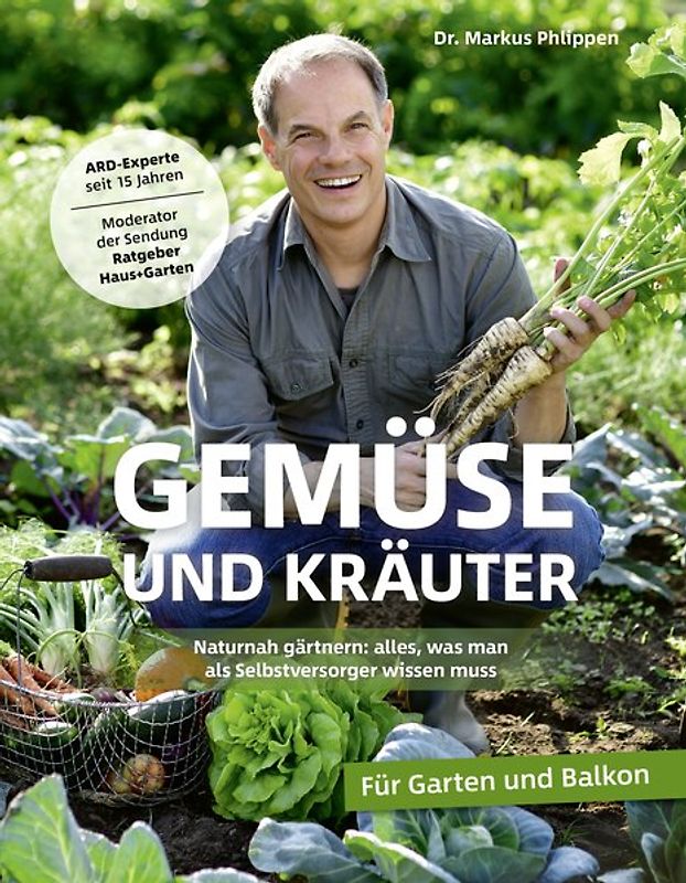 Gemüse und Kräuter im Garten
