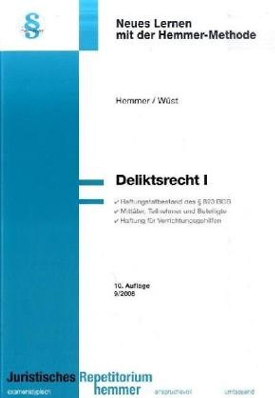 Deliktsrecht I