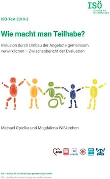 Wie macht man Teilhabe?
