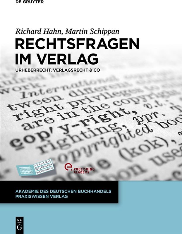 Rechtsfragen im Verlag