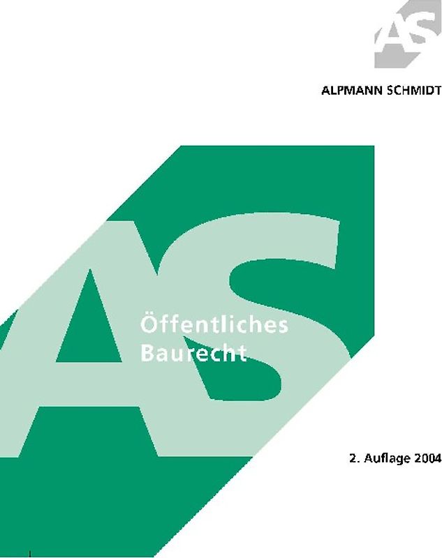 Öffentliches Baurecht