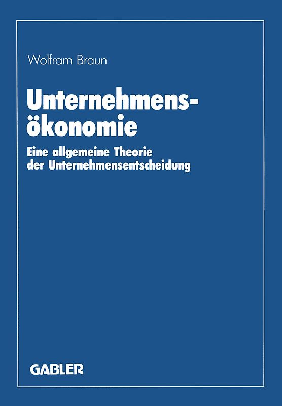 Unternehmensökonomie