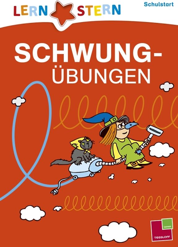 LERNSTERN Schwungübungen Buchstaben und Zahlen