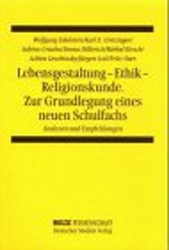 Lebensgestaltung - Ethik - Religionskunde