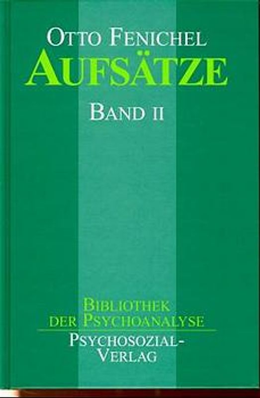 Aufsätze, Band II