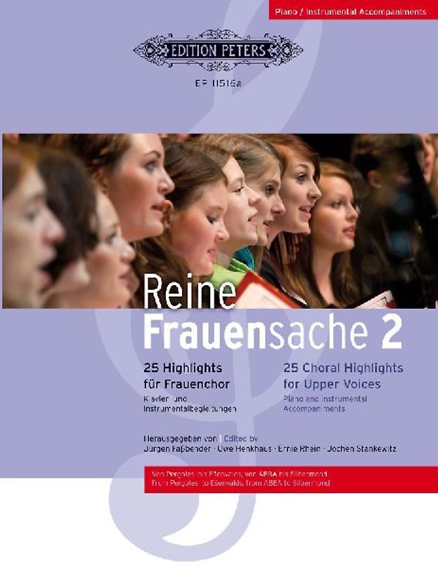 Reine Frauensache 2 -25 Highlights für Frauenchor- (Originalkompositionen und Arrangements vom 18. Jahrhundert bis heute)