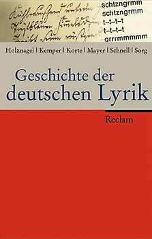 Geschichte der deutschen Lyrik