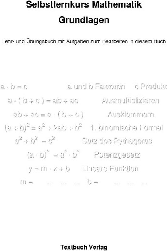 Selbstlernkurs Mathematik Grundlagen