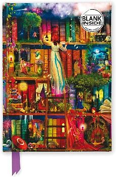 Aimee Stewart: Treasure Hunt Bookshelves (Foiled Blank Journal)