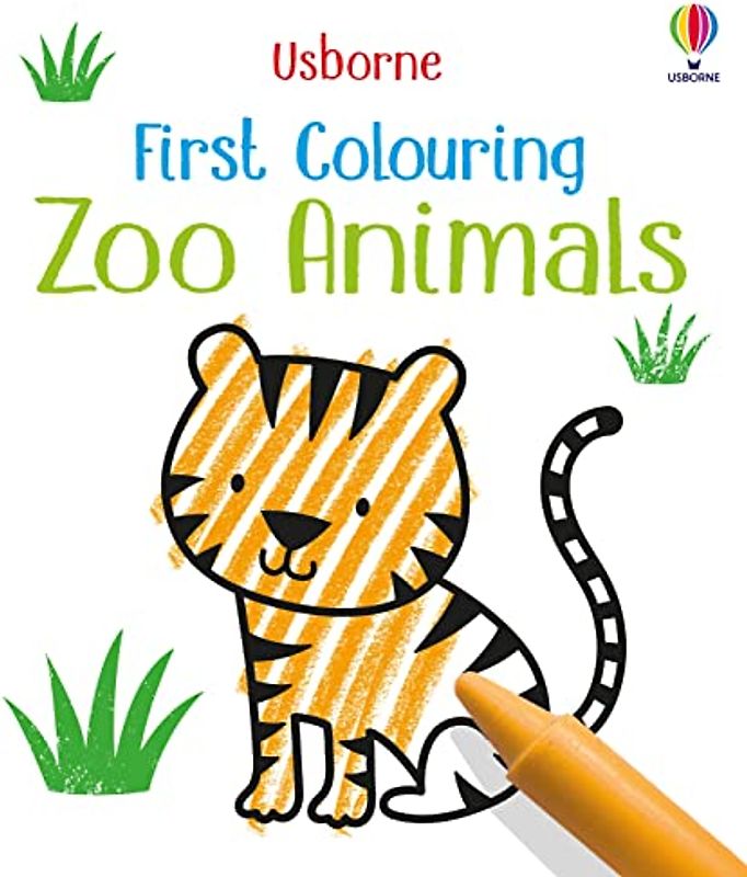 First Colouring Zoo Animals