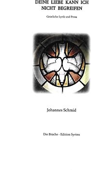 Deine Liebe kann ich nicht begreifen