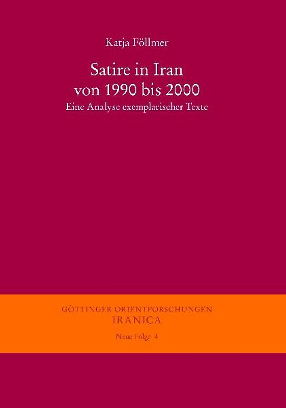 Satire in Iran von 1990 bis 2000