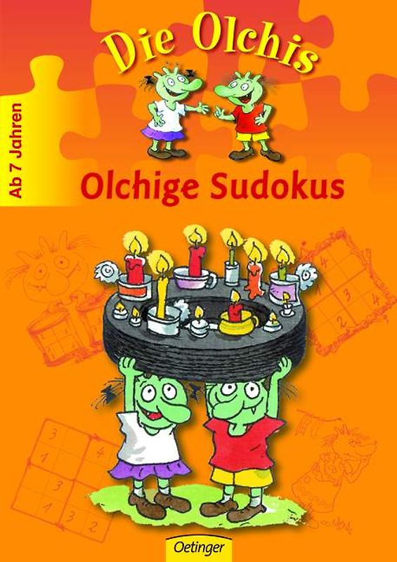 Die Olchis. Olchige Sudokus. Beschäftigungsheft